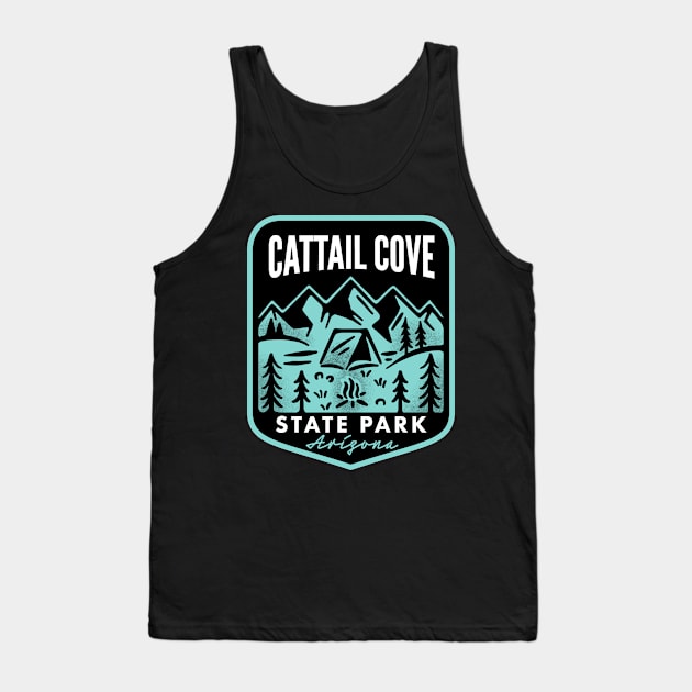 Cattail Cove State Park Arizona Tank Top by HalpinDesign